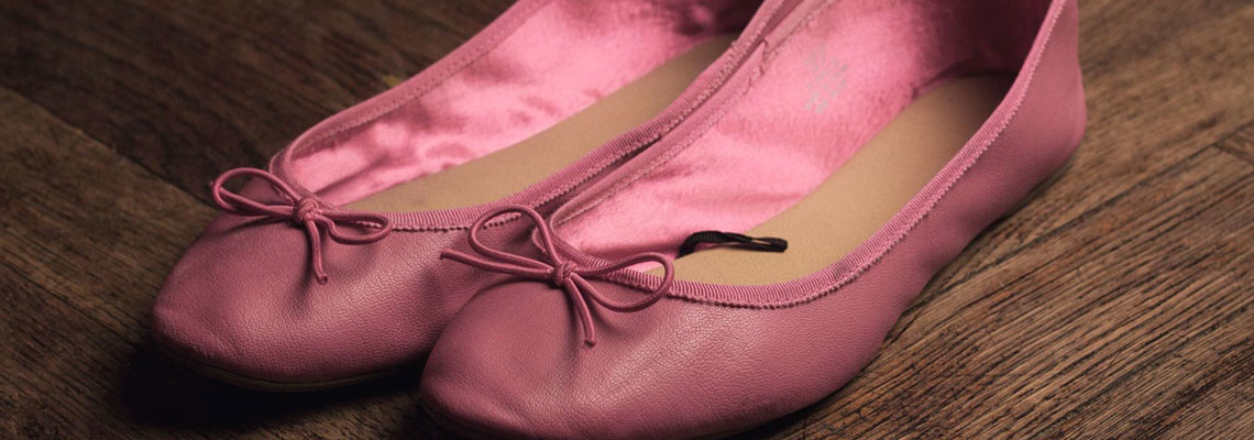 Ballerines en cuir